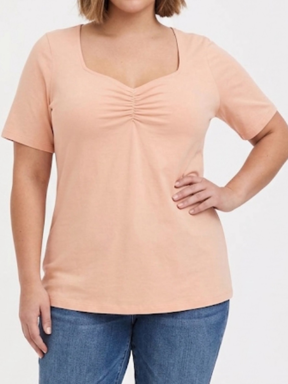 Torrid Light Pink Short Sleeve Tee